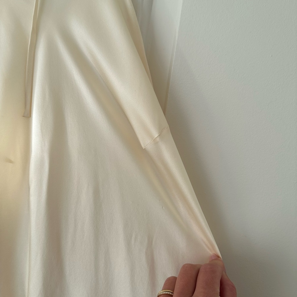Reformation Cream Silk Maxi Dress - Picture 9 of 13